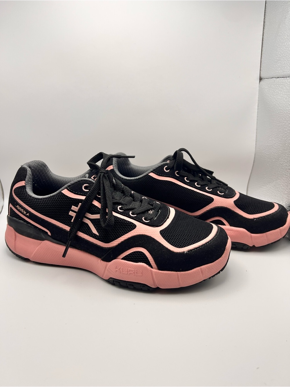 KURU Carrera Women's Black & Rose Pink Orthopedic Comfort Running Shoes 6.5 NWOT